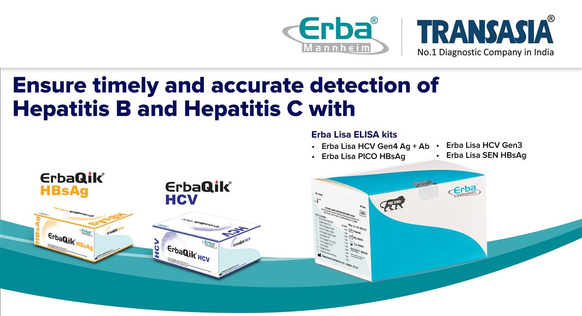 Erba Transasia's diagnostic solutions for HBV and HCV detection